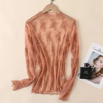 The Sunset Veil Mesh Top