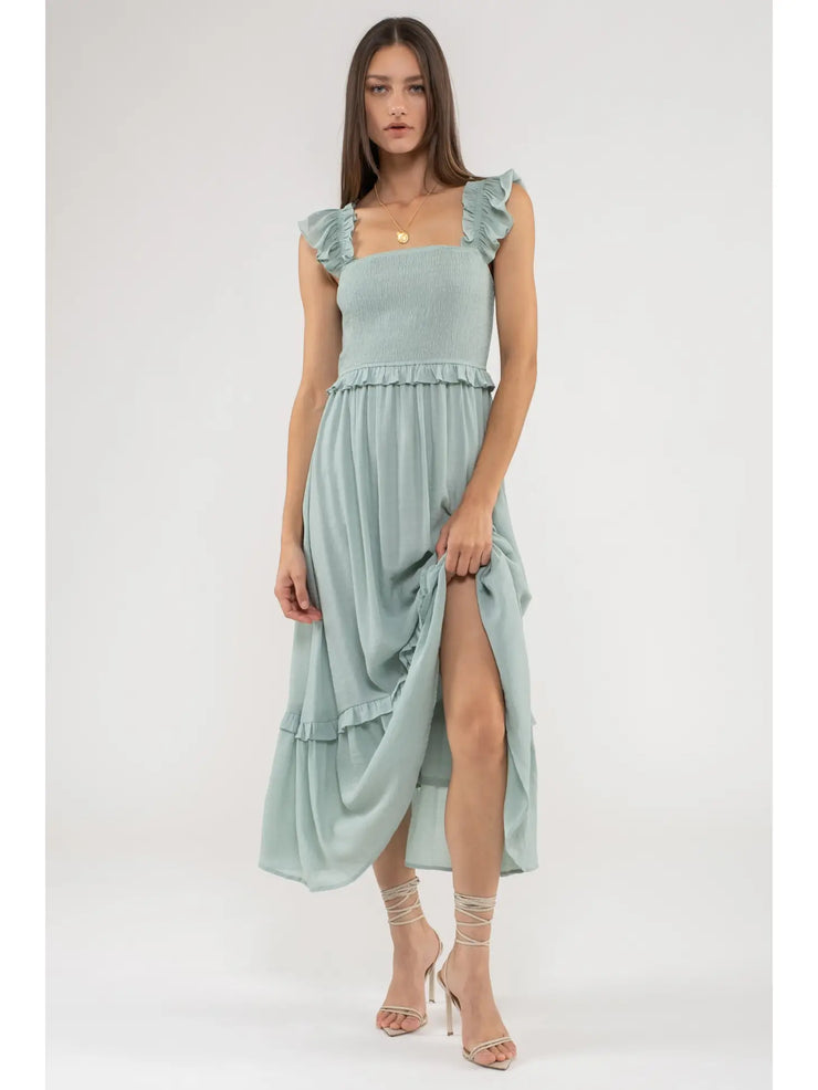 Dusty Sage Beverly Dress