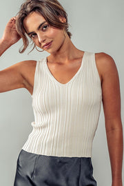 Ivory Essential Rib Tank