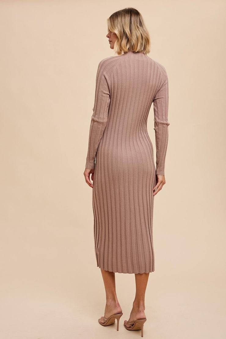 Ribbed Rhonda Sweater Dress