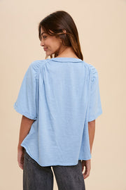 Dana Powder Blue Tee