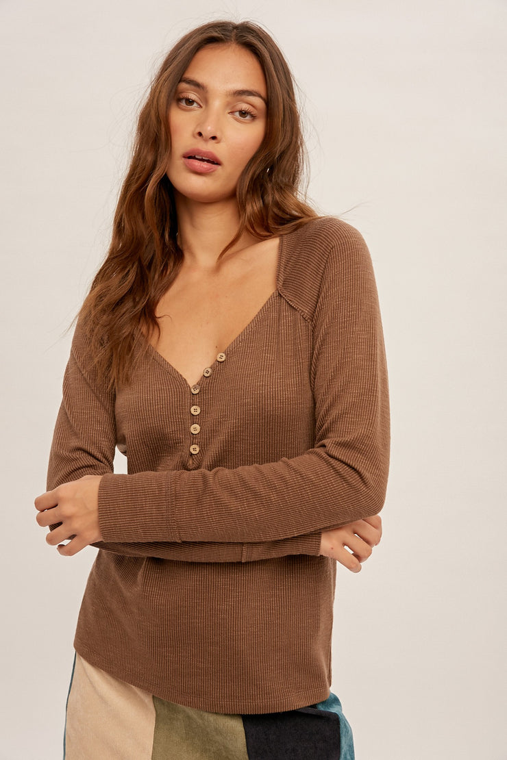 Raglan Mocha Thermal