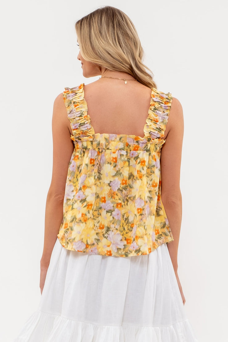 Watercolor Floral Tank