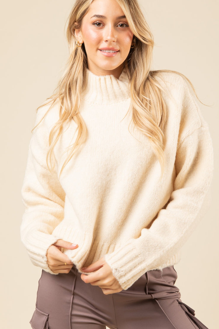 Myra Mock Neck Sweater