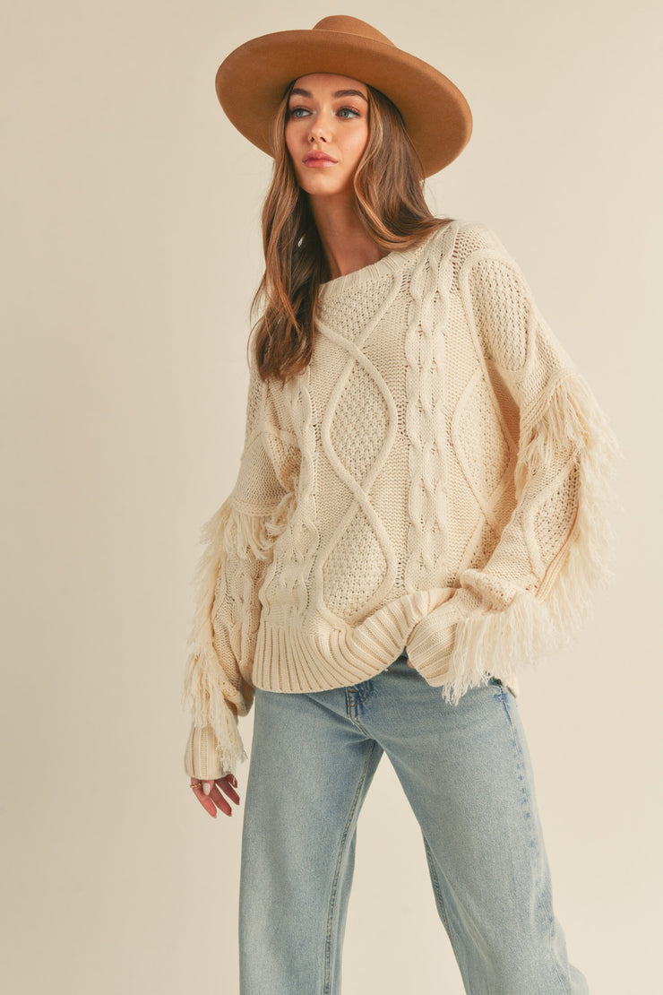 Fringe Benefits Sweater