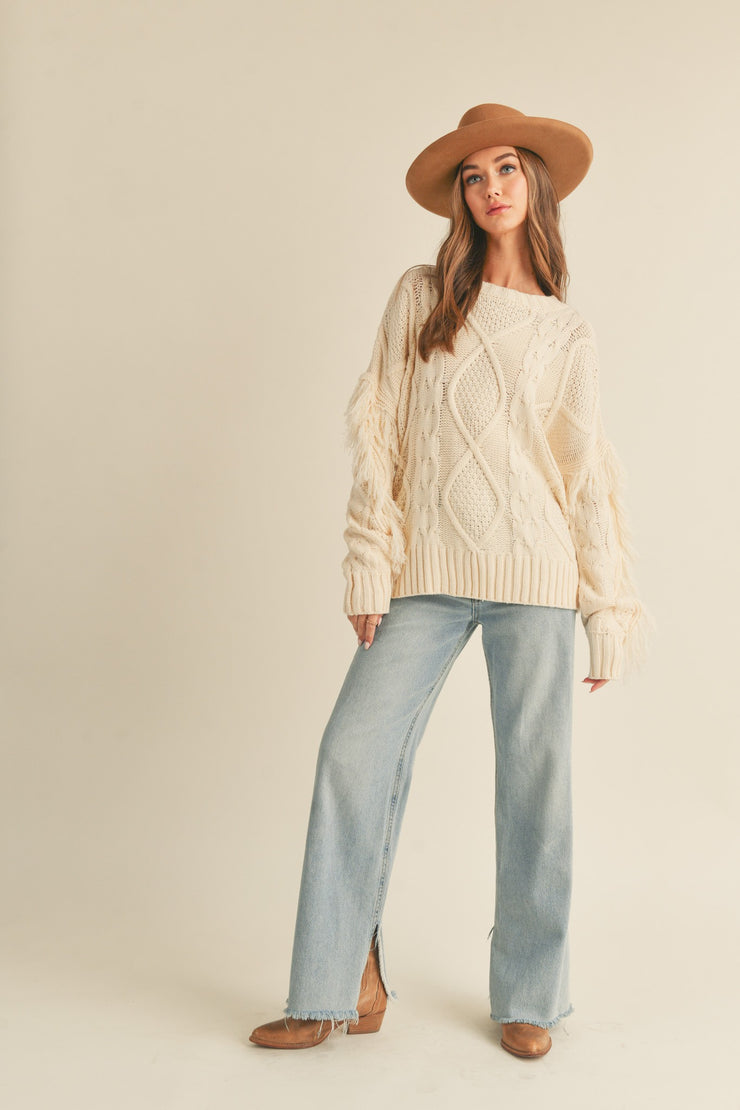 Fringe Benefits Sweater