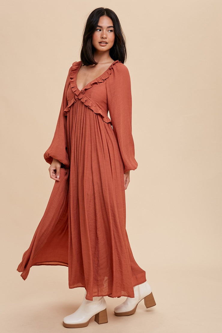 Take Me Out Terracotta Maxi