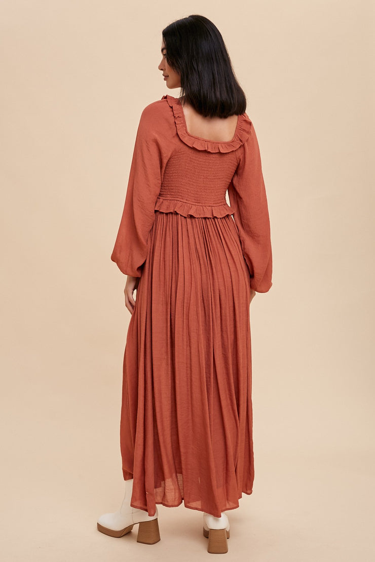 Take Me Out Terracotta Maxi