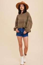 Camilla Olive Blouse