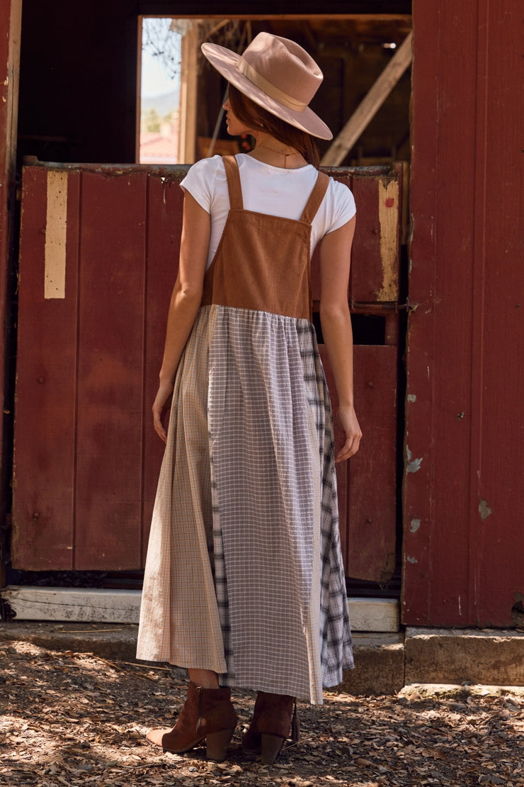 Paige Patchwork Overall Dress