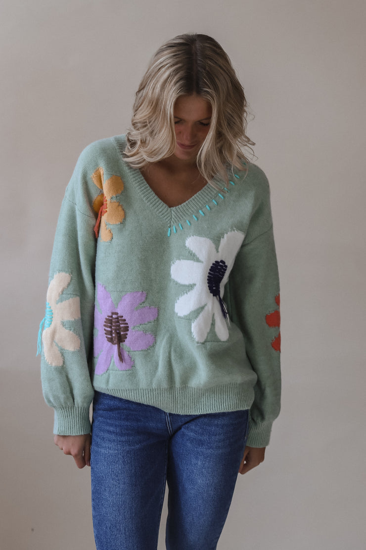 Counting Daisies Sweater