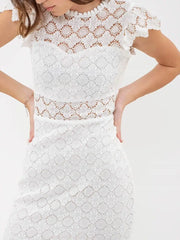 Isla Eyelet Lace Dress