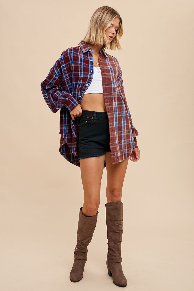 Monica Berry Double Plaid