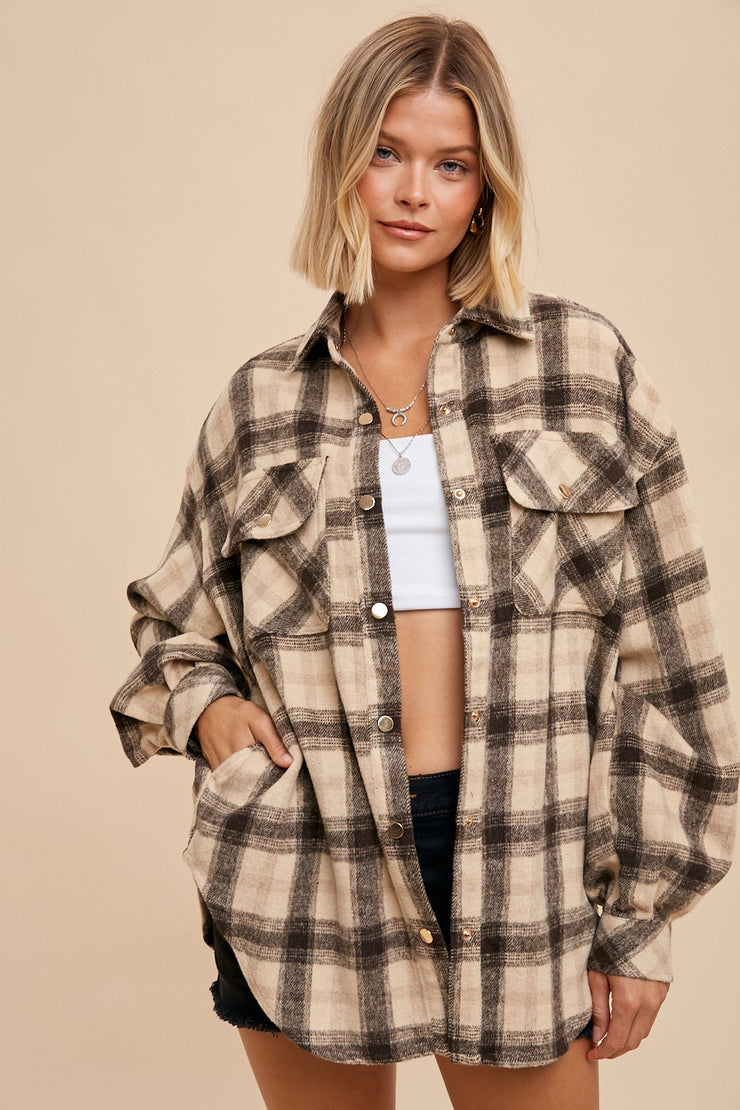 Burrow Plaid Shacket