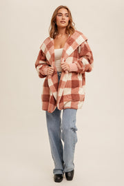 Pippa Rose Check Sherpa