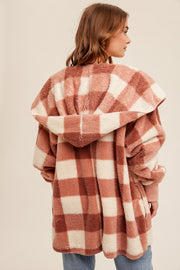 Pippa Rose Check Sherpa