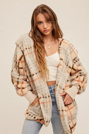 Becky Plaid Sherpa