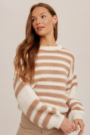 Chenille Striped Sweater