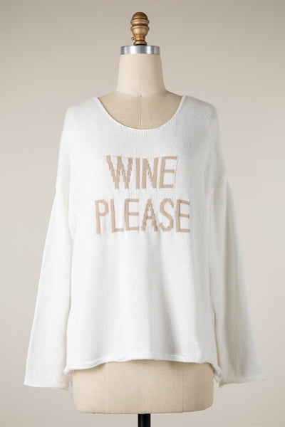 Wine Please Sweater