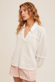 Valerie White Blouse