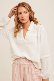 Valerie White Blouse