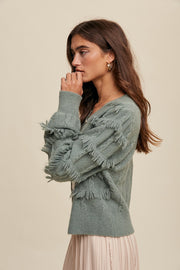 Rae Fringe Cardigan