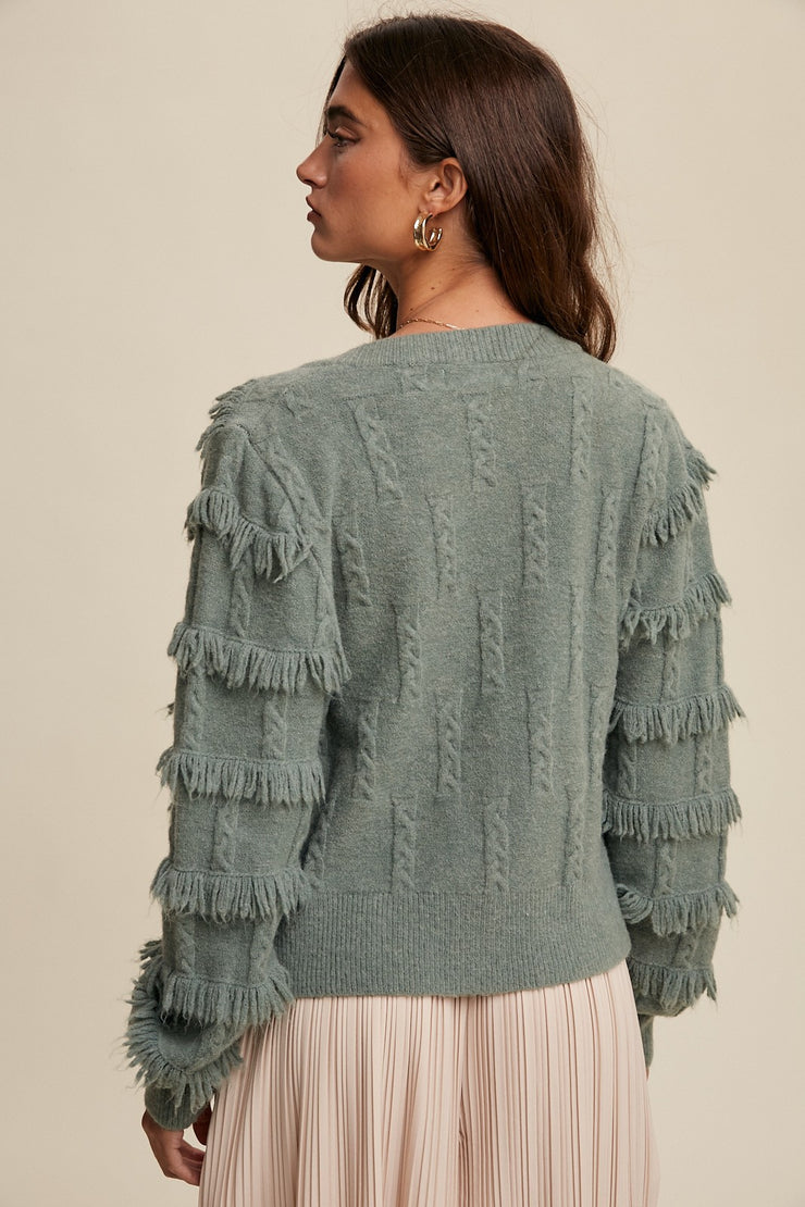 Rae Fringe Cardigan