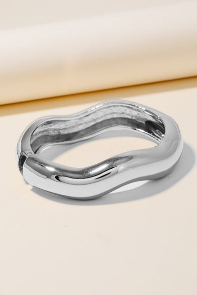 Silver Swirl Cuff