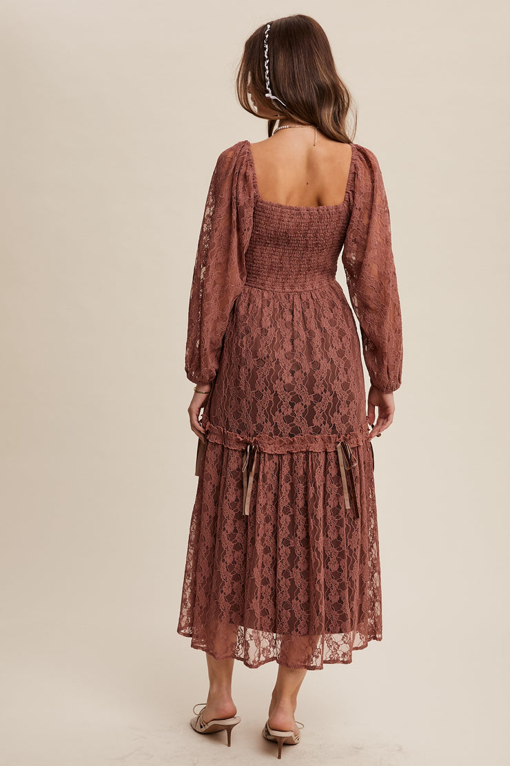 Oslo Lace Maxi Dress