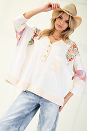 Mixed Slub Henley