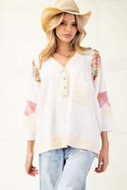 Mixed Slub Henley
