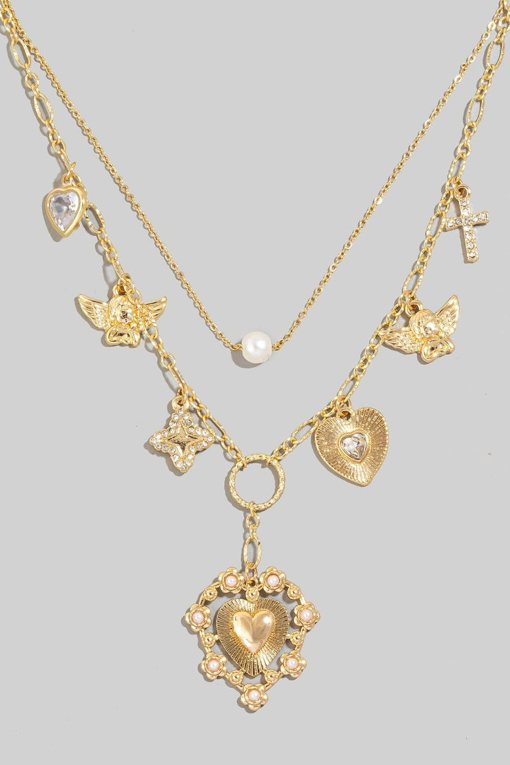 Cherub Charm Necklace