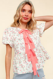Evelyn Tie Blouse
