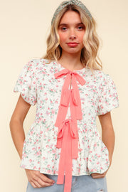 Evelyn Tie Blouse