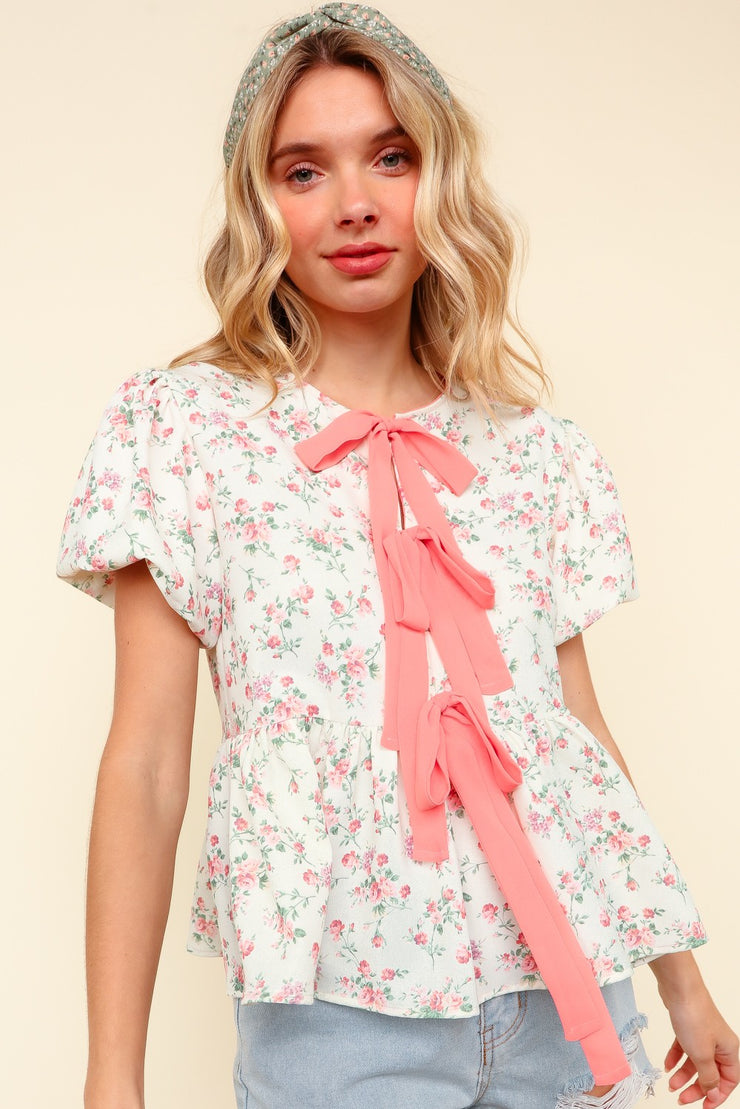 Evelyn Tie Blouse
