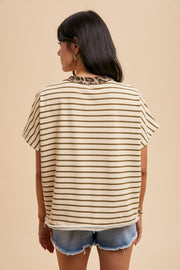 Leopard Combo Tee