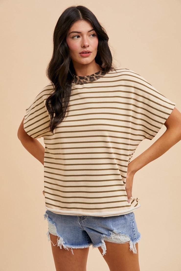 Leopard Combo Tee