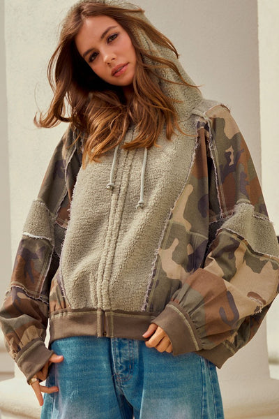 Ranger Camo Sweatshirt Jacket