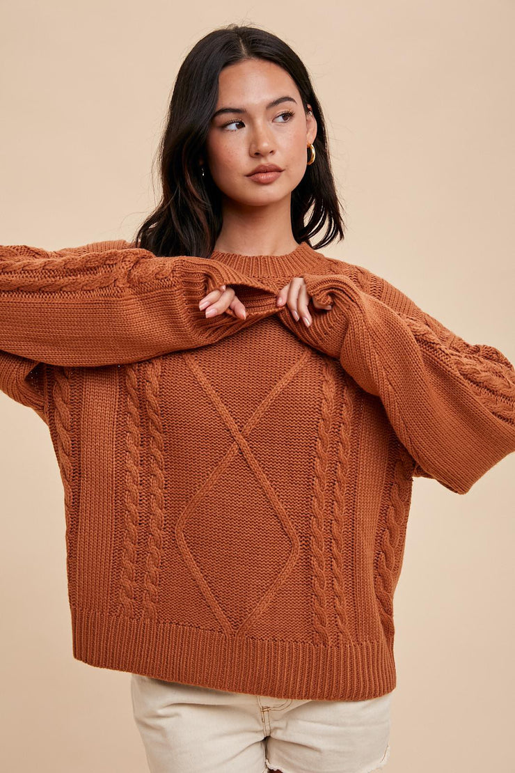 Bryce Camel Sweater