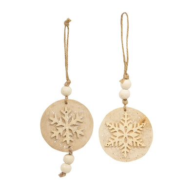 Round Snowflake Ornament