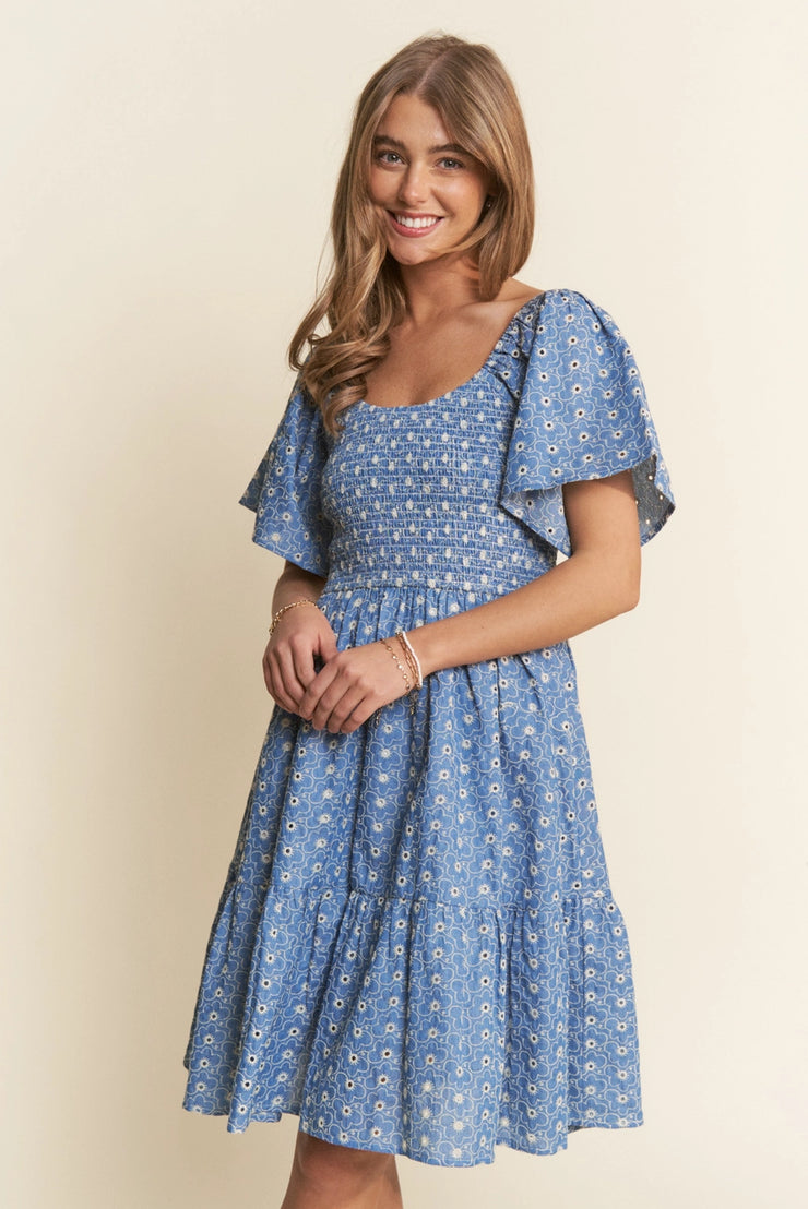 Denim Daisy Dress
