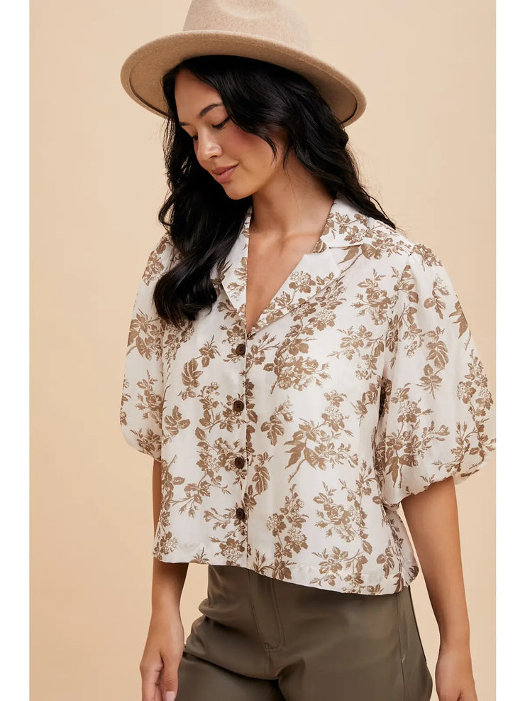 Floral Camp Blouse