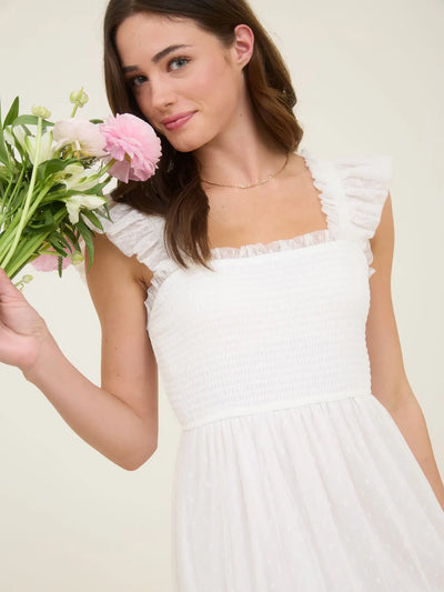 White Megan Dress