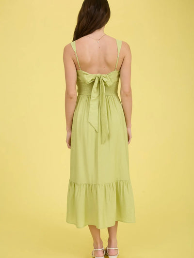 Smocked Kiwi Dress