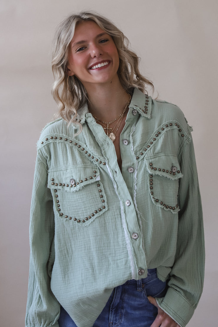Westin Grommet Shirt Top
