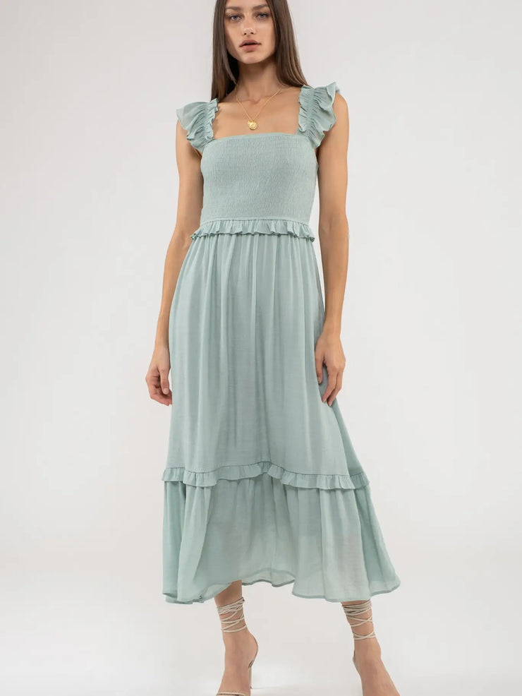 Dusty Sage Beverly Dress