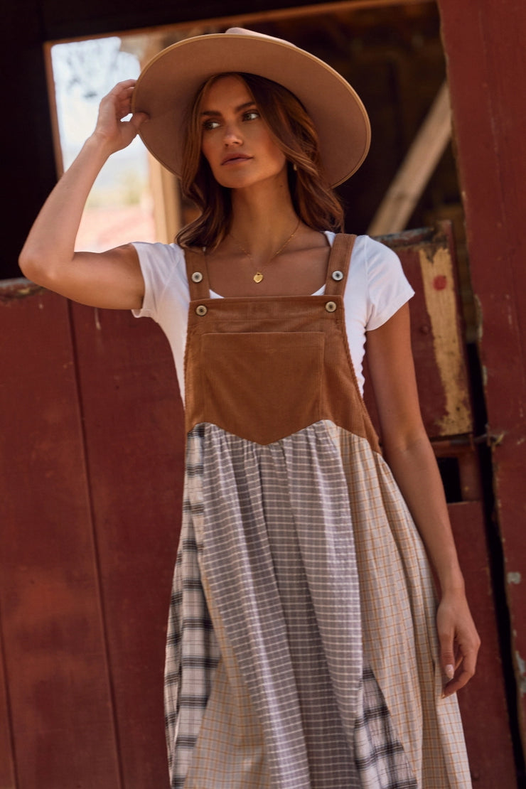 Paige Patchwork Overall Dress