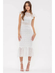 Isla Eyelet Lace Dress