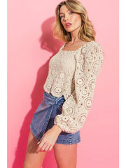 Calla Crochet Blouse