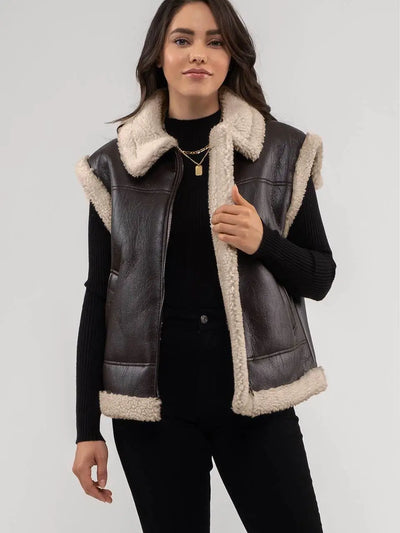 Highway Shearling Lined Vest